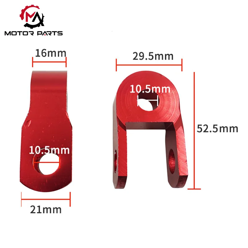 CNC motorcykel bagstøddæmper booster